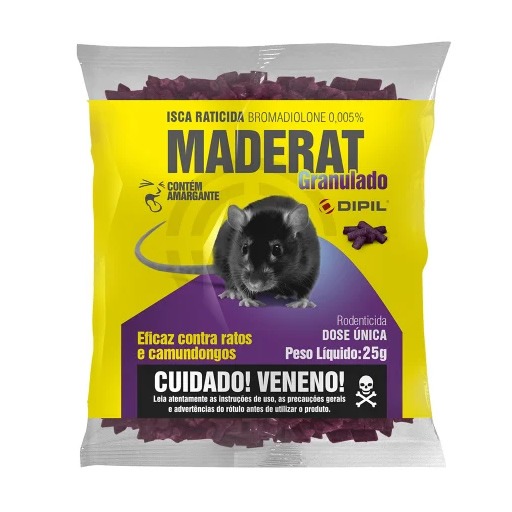 Maderat Rat Granulado 25g