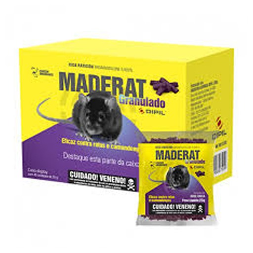 Maderat Rat Granulado 40x25g